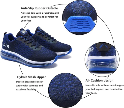Miniatura 3 de Azooken Calzado deportivo para hombre, tenis transpirable y ligero
