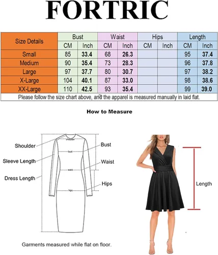 Miniatura 3 de FORTRIC Vestidos de invitada de boda para mujer 2023, verano, otoño, regreso a casa, formal