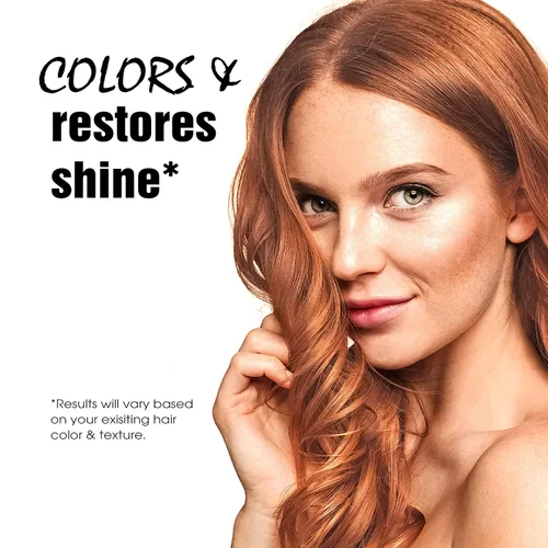 Miniatura 5 de Light Mountain Tinte y acondicionador de cabello de henna, tinte para el cabello castaño rojizo para hombres y mujeres, polvo orgánico de hoja
