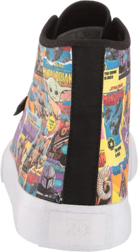 Miniatura 3 de DC X Star Wars The Mandalorian - Tenis de patinaje para hombre, Negro Multi (Manual Hi)