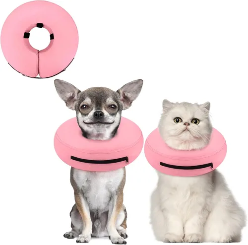 Miniatura 42 de Supet Cono Inflable para Perro para Perros Grandes, Medianos y Pequeños, Collar de Cono Suave para Perros y Gatos, Collar EC para Cuello de Perro
