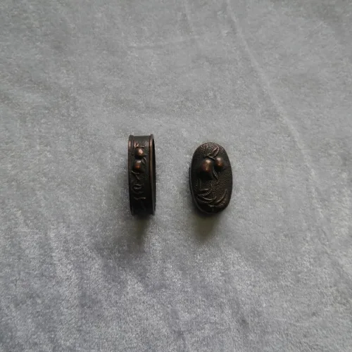 Miniatura 20 de Espada samurái japonesa KOSHIRAE – Aleación de Fuchi Kashira 01-44