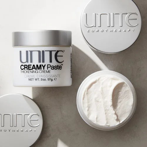 Miniatura 2 de UNITE Pasta cremosa para el cabello, pasta de peinado versátil para textura, definición y fijación construible, añade grosor y separación
