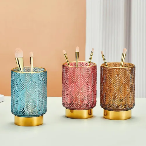 Miniatura 2 de Organizador de brochas de maquillaje, soportes para cepillos de dientes, soporte para lápices de escritorio, taza multifuncional para pinceles