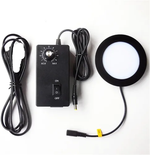 ZTBH Microscope Accessories Kit Stereo Microscopio Illuminators Round Lamp 50~75mm Microscope Slides (Color : 70mm)