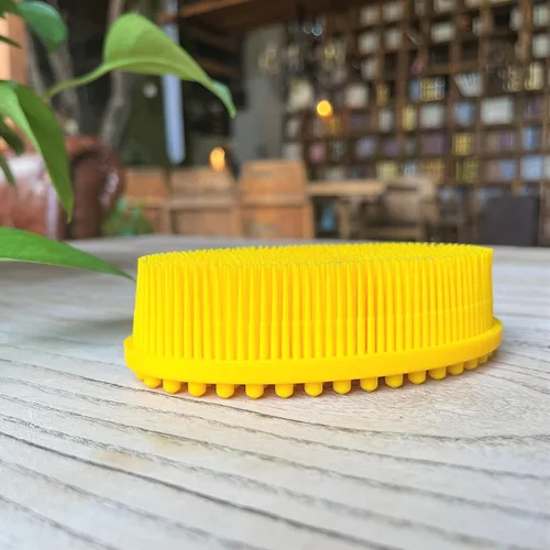 Miniatura 6 de Cepillo sensorial prémium para niños o autismo, limpiador corporal de silicona suave, cepillos sensoriales 2 en 1 para terapia ocupacional, esponja