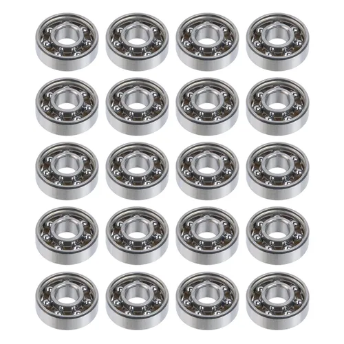 Miniatura 12 de Antrader Paquete de 20 rodamientos radiales de doble blindaje MR63ZZ de 0.118 in x 0.236 in x 0.098 in