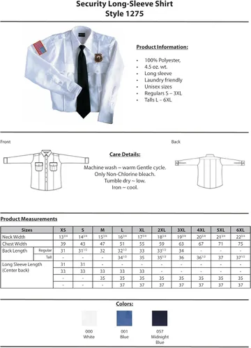 Miniatura 3 de La seguridad de Edwards Garment Hombres Moda de manga larga bolsillos cuello camisa