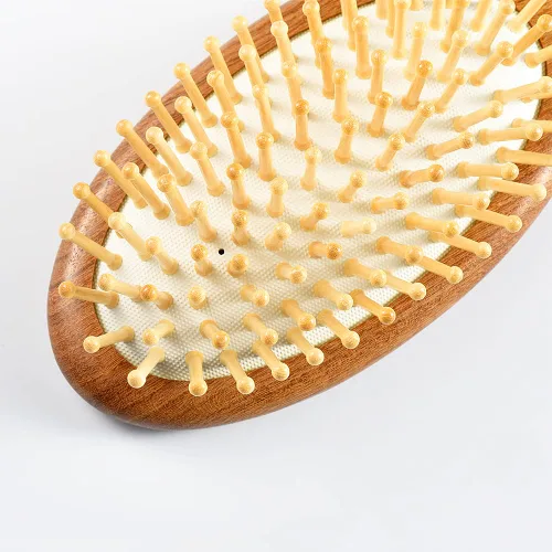 Miniatura 3 de TAN MUJIANG Cepillo de pelo Iroko Wood Scalp Massage YM
