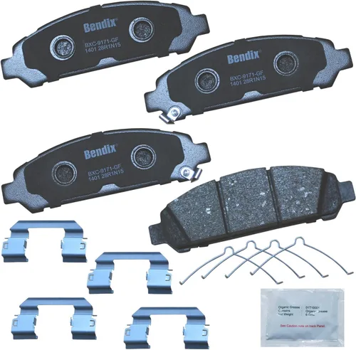 Miniatura 91 de Pastillas de freno delanteras cerámicas Bendix Priority1 CFC2302 para Hyundai Elantra 2021, Sonata 2022-2020, Kia K5 2023-2021