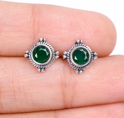 Miniatura 43 de Round Gemstone Stud Design 2