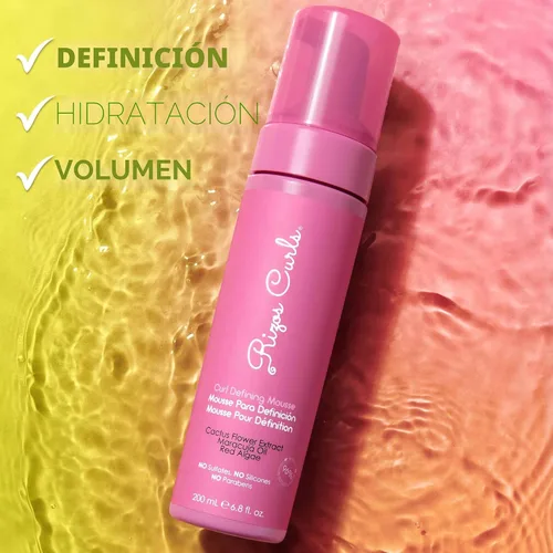 Miniatura 8 de Rizos Curls Mousse Definidora de Rizos – Espuma ligera para volumen e hidratación – Brillo y definición para cada patrón de rizo: cabello ondulado