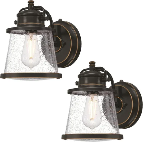 Miniatura 8 de Ciata Iluminación para exteriores, montaje en pared, aplique de una sola luz, lámpara de bronce resistente a la intemperie, 60 vatios, accesorio
