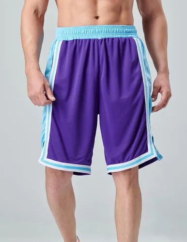 Miniatura 35 de Liberty Imports Paquete de 5 pantalones cortos de baloncesto atléticos de secado rápido para hombre, entrepierna de 9 pulgadas con bolsillos, ropa