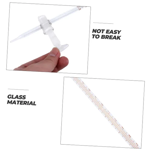 Miniatura 6 de 1 unid Burette Suministros para el aula de la escuela secundaria Junior Herramienta de laboratorio Aparato de vidrio Herramienta de laboratorio
