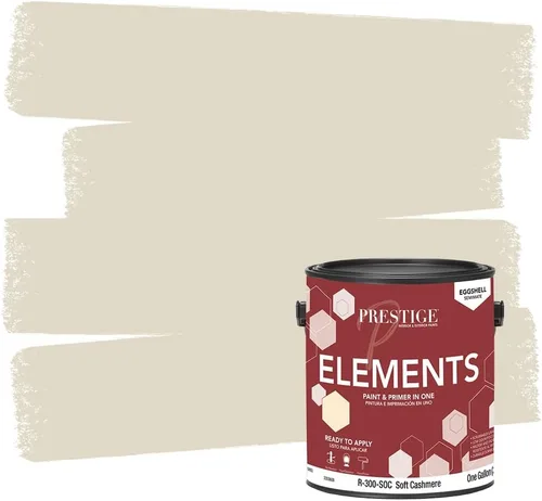 Miniatura 13 de PRESTIGE Paints Elements - Pintura interior e imprimación en uno, cáscara de huevo, 1 galón, gris cabo