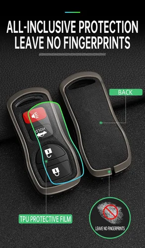 Miniatura 6 de Funda para llavero Nissan Tiida Sentra X-trail T30 Altima Frontier Armada Maxima para Infiniti QX56 JA60 Accesorios