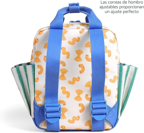 Miniatura 3 de Itzy Ritzy Mochila para niños pequeños – Bolsa de guardería – Cuenta con correas ajustables para el hombro, 2 bolsillos laterales e interior Pasta.