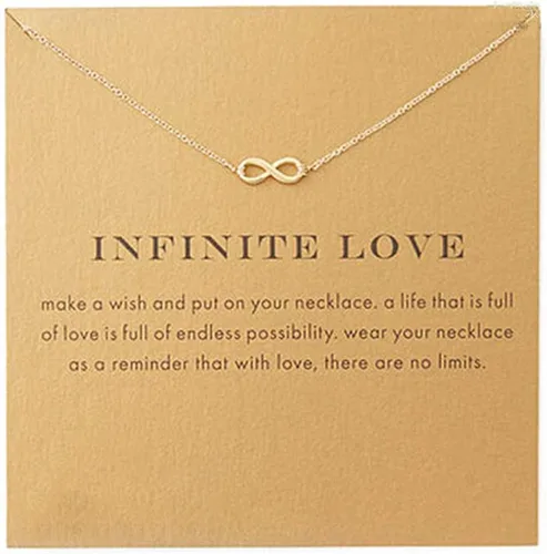 Miniatura 8 de LANG XUAN 2 piezas - Collar de amistad de mariposa, de la suerte, elefante, perla, circulo, collar con dije para mujer.
