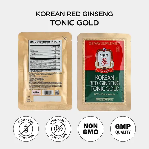 Miniatura 7 de JungKwanJang - Bebida energética de ginseng rojo coreano con 6 extractos botánicos, refuerzo diario para el sistema inmunológico y vitalidad
