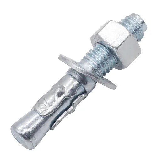 Miniatura 29 de Anclajes de hormigón 3/8, pernos de anclaje de cuña de 3/8 de acero al carbono galvanizado con arandela y tuerca, 3/8 pulgadas de diámetro exterior