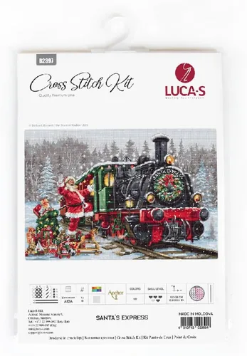 Miniatura 2 de Lucas Santa's Express Train - Kit de punto de cruz