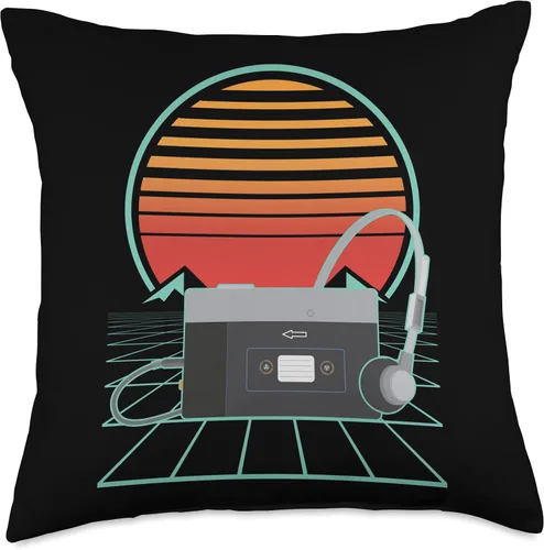Miniatura 4 de Retro Walkman Iconic Fashion 90s Gift Themed Party Cinta retro para la vieja escuela, reproductor de casete de los años 80 y 90, almohada caminante