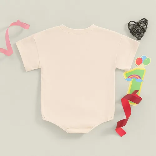 Miniatura 7 de CREAIRY Mameluco de manga larga para bebé niña Little Miss Onederful Bubble Enterizo de 1er cumpleaños, ropa de otoño