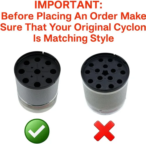 Miniatura 2 de Conjunto de filtro de polvo de malla ciclónica compatible con marco de metal para aspiradora inalámbrica LG CordZero A9 A900 A902 A905 A906 A907 A908