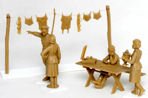 Miniatura 4 de ICM Modelos Soviéticos Militar Serviciomujeres 1939-1942 Kit de construcción