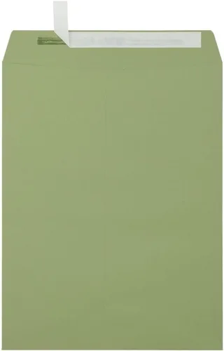 LUXPaper Sobres de extremo abierto de 10 x 13 pulgadas, despegar y prensar, verde aguacate, texto de 70 libras, 1,000 unidades