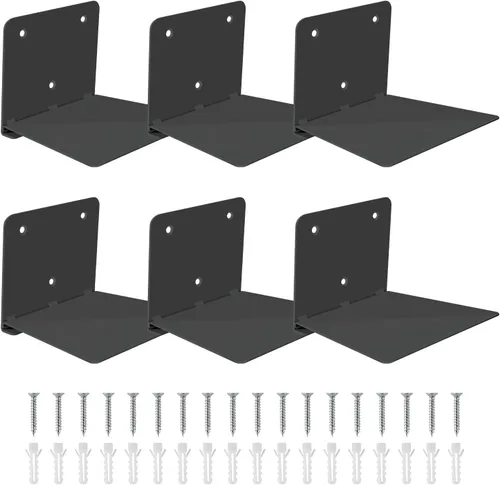 Estantería flotante de libros FENTEC para pared, estantería flotante invisible montada en la pared, estanterías colgantes resistentes, estante de