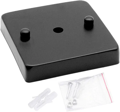 Miniatura 4 de Placa de luz de techo retro, base cuadrada cromada puntiaguda accesorios colgantes de disco compatibles con lámparas de pared, lámparas de techo
