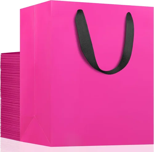 Miniatura 31 de EUSOAR Bolsas de papel de estraza grandes de 9.8 x 5.1 x 12.6 pulgadas a granel, bolsas resistentes para recuerdos de fiesta, cumpleaños, bodas