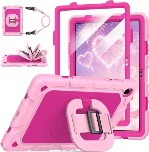 Miniatura 9 de Grifobes Fundas para Samsung Galaxy Tab A11 Plus 2025 / A9 Plus de 11 pulgadas 2023, a prueba de golpes, con protector de pantalla, soporte