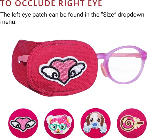 Miniatura 6 de Astropic 4 parches para ojos para niños Parche de ojos para niñas para gafas Parche médico para niños con ojo perezoso