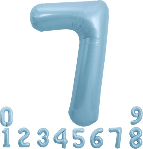 Miniatura 89 de TONIFUL 40 Inch Pastel Blue Number 8 Foil Balloons Large Mylar Foil Digital 8 Balloons for 8th Birthday, Gender Neutral Party, Baby Shower, Oro rosa
