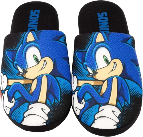 Miniatura 5 de Sonic The Hedgehog Pantuflas para hombre, mocasines de ajuste ancho