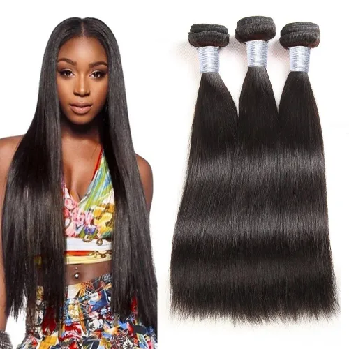 Miniatura 7 de 7A virgen brasileño paquetes de cabello humano ondulado #1B negro natural 10.58 oz/lote 8 pulgadas corto sin procesar Remy cabello humano teje