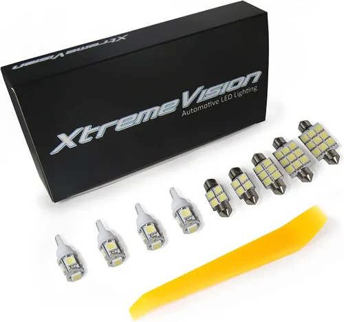 Miniatura 9 de XtremeVision LED interior para BMW Serie 3 E90 E92 M3 2006-2012 (18 piezas) kit de LED interior azul + herramienta de instalación