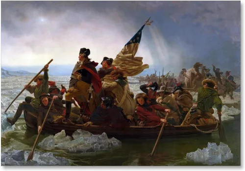 Miniatura 12 de George Washington Cruzando el Delaware Póster - Pósteres de la Guerra Revolucionaria, Arte de Pared Clásico Retro, Historia, Impresión en Lienzo