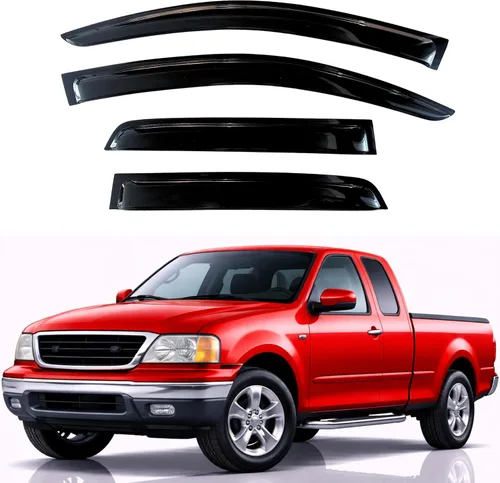 Miniatura 222 de KPY Visor de ventana compatible con Hyundai Tucson 2021-2025, 4 piezas de deflector de ventilación para ventana lateral, estilo Mugen, protector
