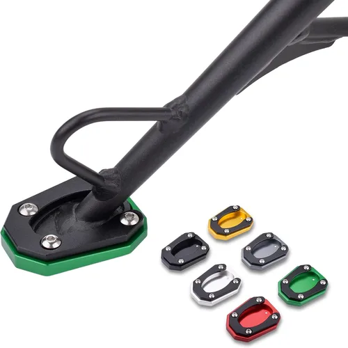 Miniatura 13 de Soporte de soporte lateral para motocicleta, soporte para placa ampliadora (para vehículo Kawasaki) Z900 RS Z650 RS Z1000 SX NINJA650 ZX-6R ZX-10R