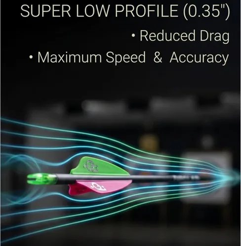 Miniatura 4 de Q2i Zeon Fusion X-II 50pk High-Performance Arrow Fletching Vanes with Tri-Fusion Adhesion Technology for Target Archery Fusion X-II Amarillo 3.5