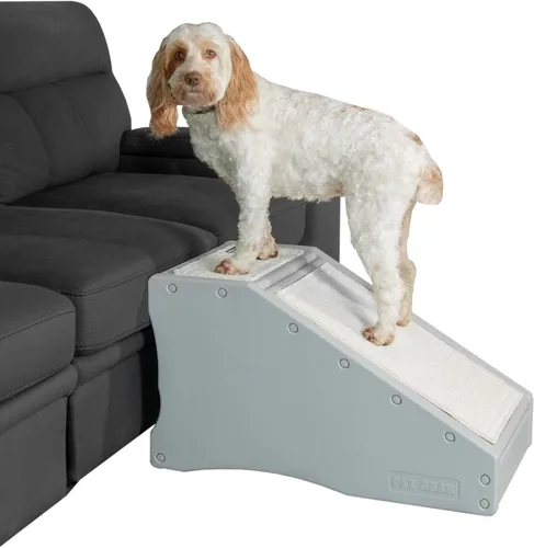 Miniatura 6 de Pet Gear Combinación de escalera y rampa para perros/gatos, fácil paso, ligero/portátil, resistente, fácil montaje (no requiere herramientas), 1