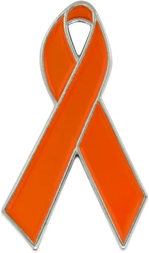 Miniatura 45 de PinMart Awareness - Pin de solapa esmaltado – Pin de cinta chapado en níquel y oro – Cinta de prevención y conciencia – Broche de joyería con parte