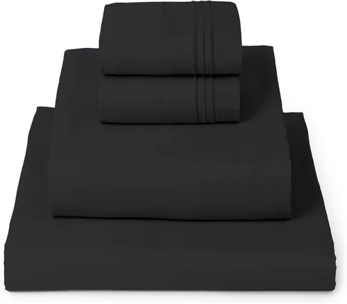 Miniatura 8 de Mellanni Juego de Sábanas Split King - Colección Icónica de 7 Piezas para Ropa de Cama, (Incluye 4 Fundas de Almohada), Bolsillo Profundo de 16 1394