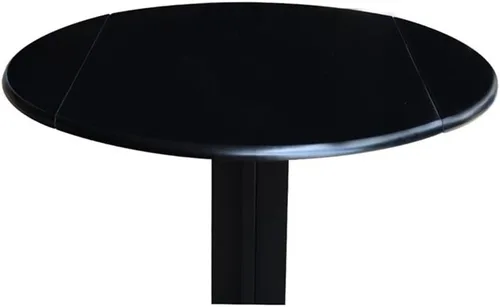 Miniatura 9 de International Concepts - Mesa de comedor de doble hoja caída, 36 pulgadas, color negro