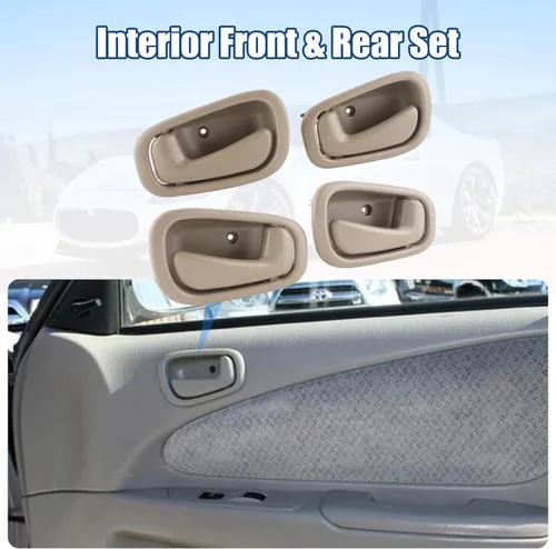 Miniatura 2 de NPAUTO Manijas de puerta interior delantera trasera para lado del conductor y del pasajero, juego de reemplazo para 1998 1999 2000 2001 2002 Toyota
