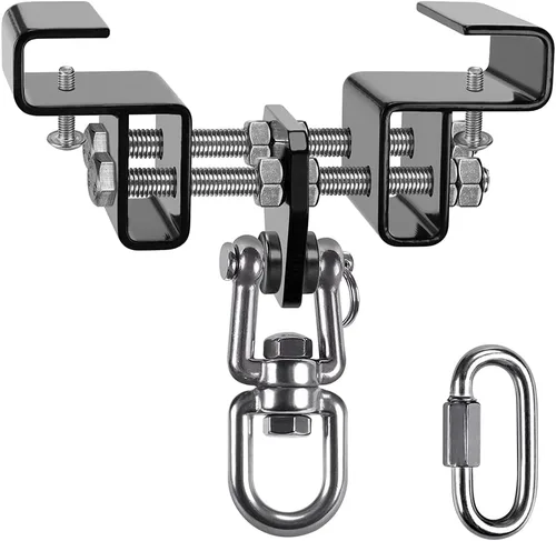 Miniatura 8 de BeneLabel - Colgador para saco de boxeo, soporte para bolsa pesada, kit para saco de boxeo, soporte, montaje en pared, accesorios para viga